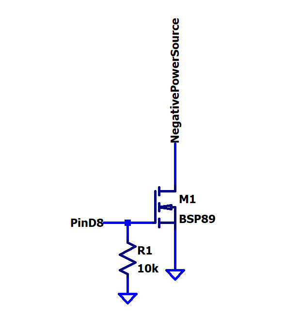 Electron beam enable schematic