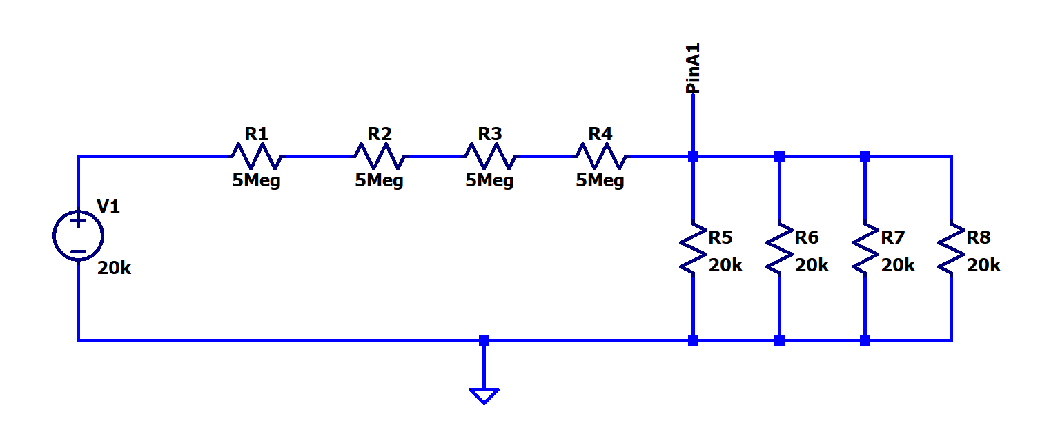 Voltage measurement schematic